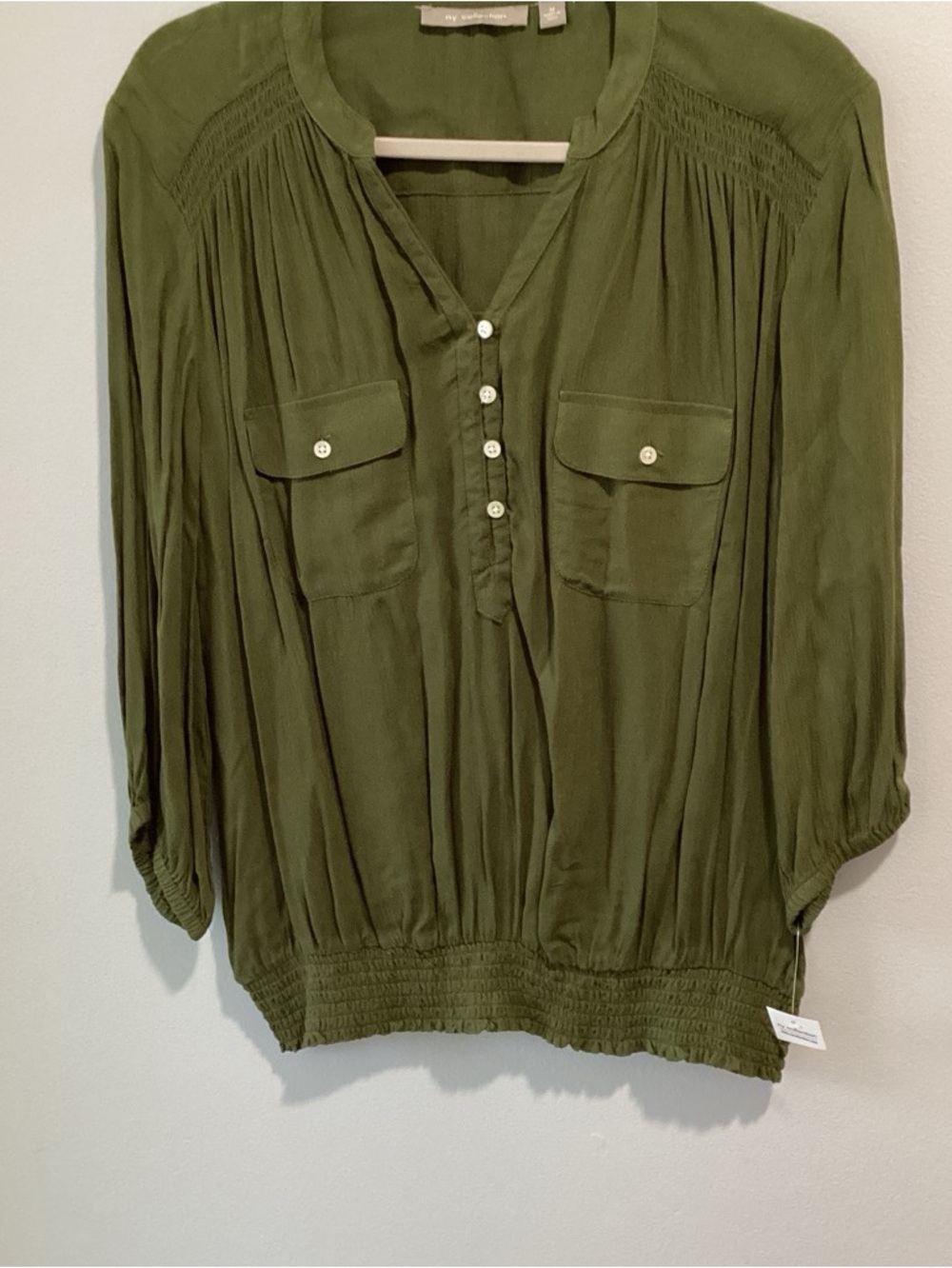 NY Collection Women’s Top Olive